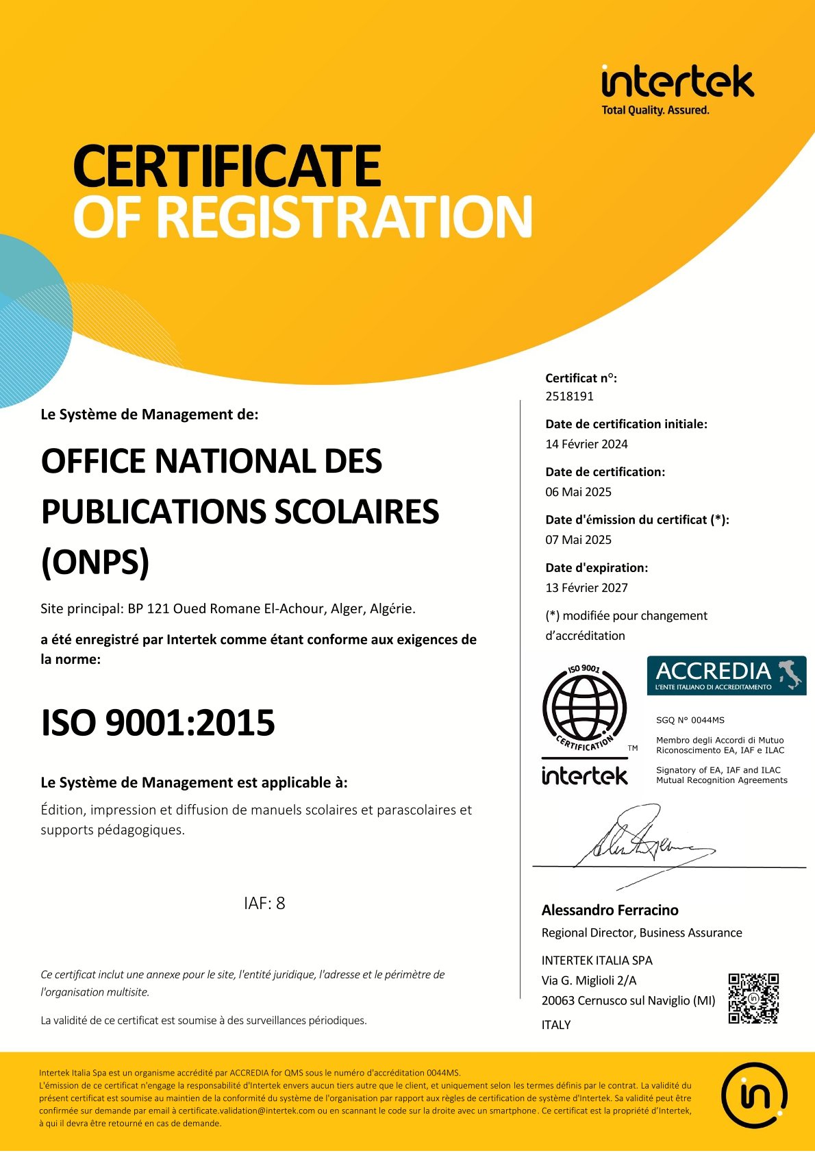 0 1 - Office national des publications scolaires